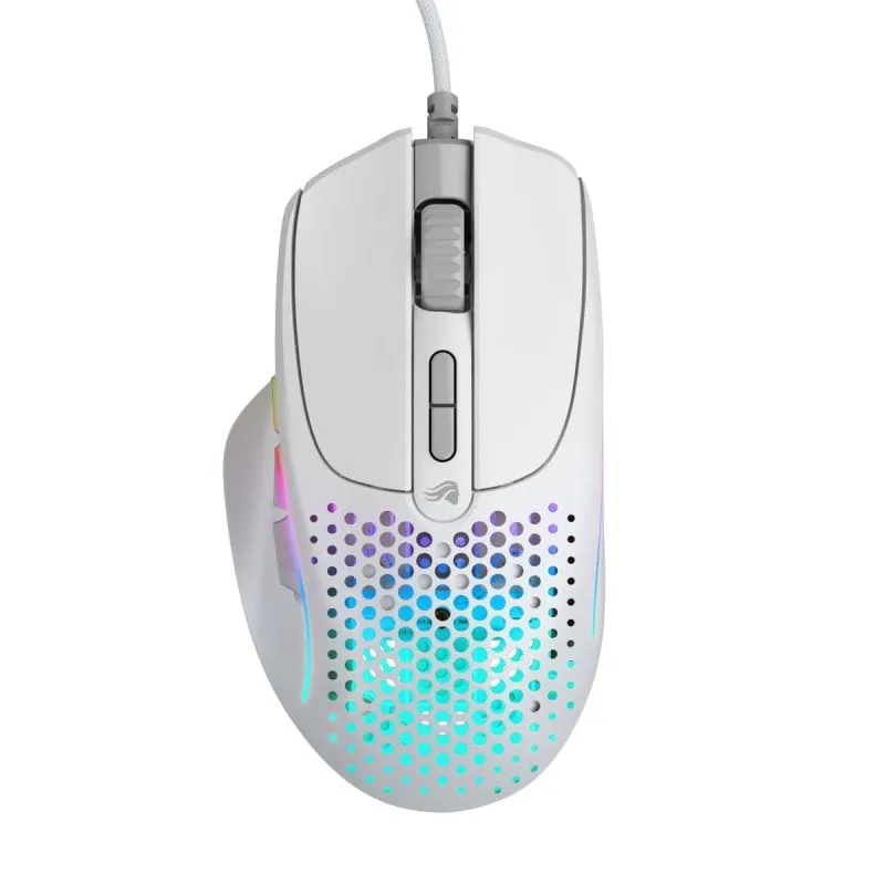 Ratón Glorious inalámbrico 19000 DPI RGB 6 botones recargable blanco GLO-MS-DMW-MW