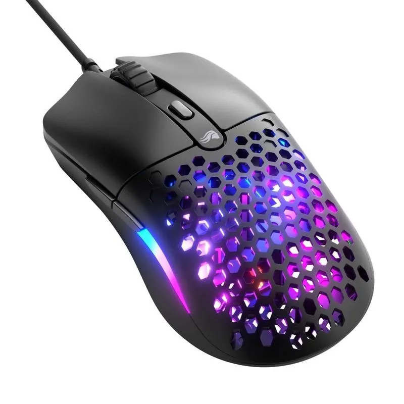 Ratón Glorious Model O Eternal Cable USB 12000 DPI Negro RGB 6 Botones GLO-OE-W-BLK