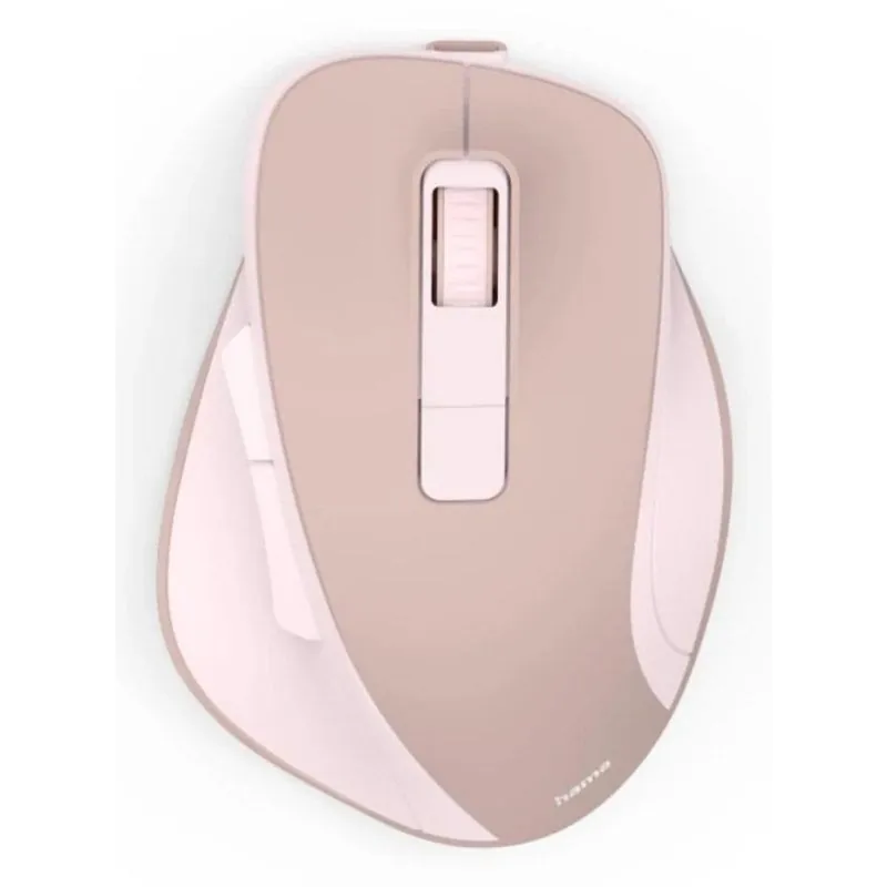 Ratón Hama WM-500 Inalámbrico 1600 DPI Rosa Recargable 6 Botones Silencioso 00173085