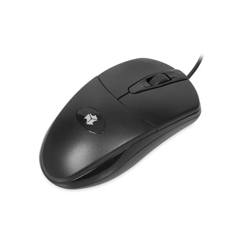 Ratón iBox IMOF007 USB 1000 DPI Negro Ambidiestro Plug and Play IMOF007