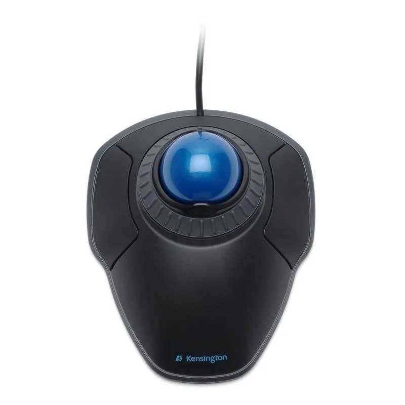 Ratón Kensington Orbit Trackball USB Óptico Ambidiestro Negro Anillo Scroll K72337EU