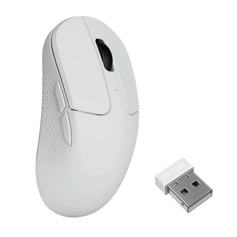Ratón Keychron M3 Mini RF Wireless Bluetooth USB-C 30000 DPI Blanco 7 Botones M3M-A24