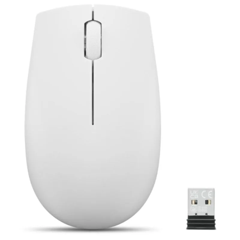 Ratón Lenovo GY51L15677 inalámbrico RF 1000 DPI gris ergonómico ambidiestro GY51L15677