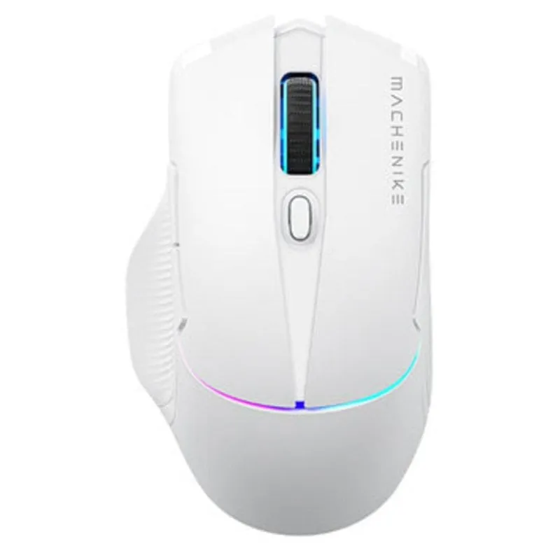 Ratón Machenike L8 Pro RF Wireless Bluetooth USB 26000 DPI Blanco Iluminación 6975971299477