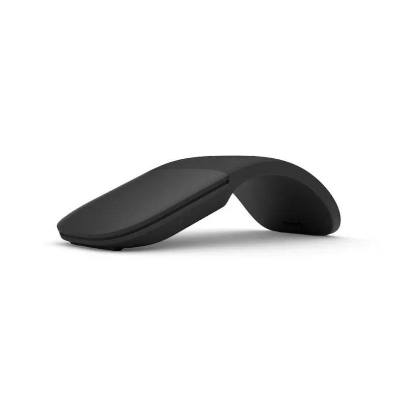 Ratón Microsoft Surface Arc Mouse Bluetooth 1800 DPI Negro Ambidiestro Touch FHD-00017
