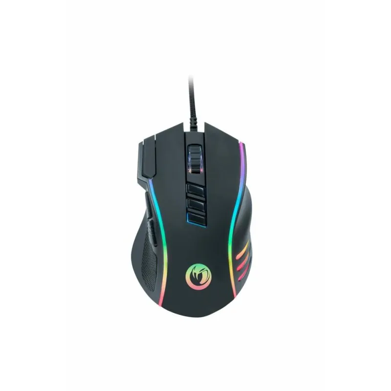 Ratón NACON GM-420 USB 12000 DPI Negro RGB 10 Botones Ergonómico NA022599
