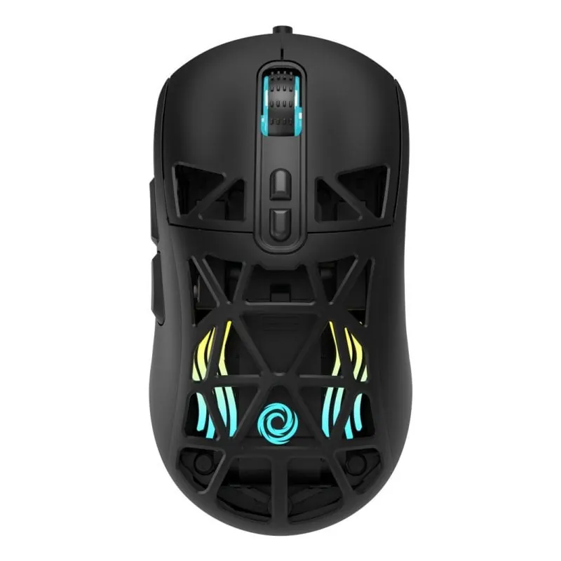 Ratón Oniverse Kryo USB tipo A 13800 DPI Negro RGB 7 Botones Ambidiestro ONIMOUS2-PC-BLK