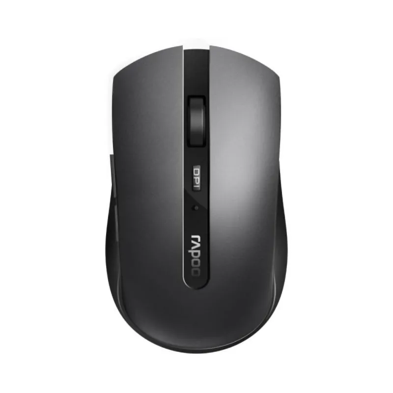 Ratón Rapoo inalámbrico 1600 DPI Bluetooth 2.4 GHz Multi-Mode silencioso ambidiestro 18041