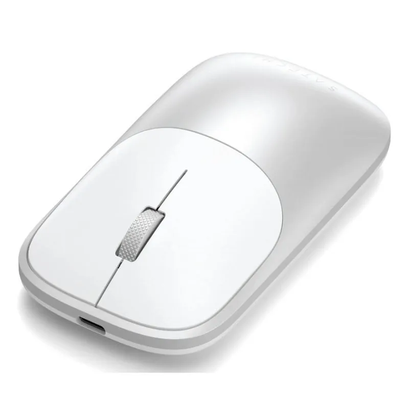 Ratón Satechi Slim EX Bluetooth RF Wireless 1200 DPI Plata Recargable ST-MEXS