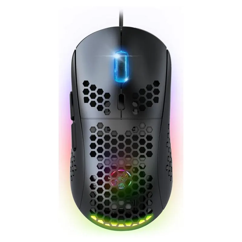 Ratón Spirit of Gamer PRO-M4 DARK USB 12800DPI Negro RGB 6 Botones S-PM4RGB