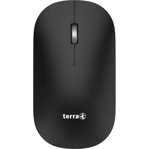 Ratón TERRA inalámbrico Bluetooth 4000 DPI 6 botones compacto ambidiestro negro 2920146