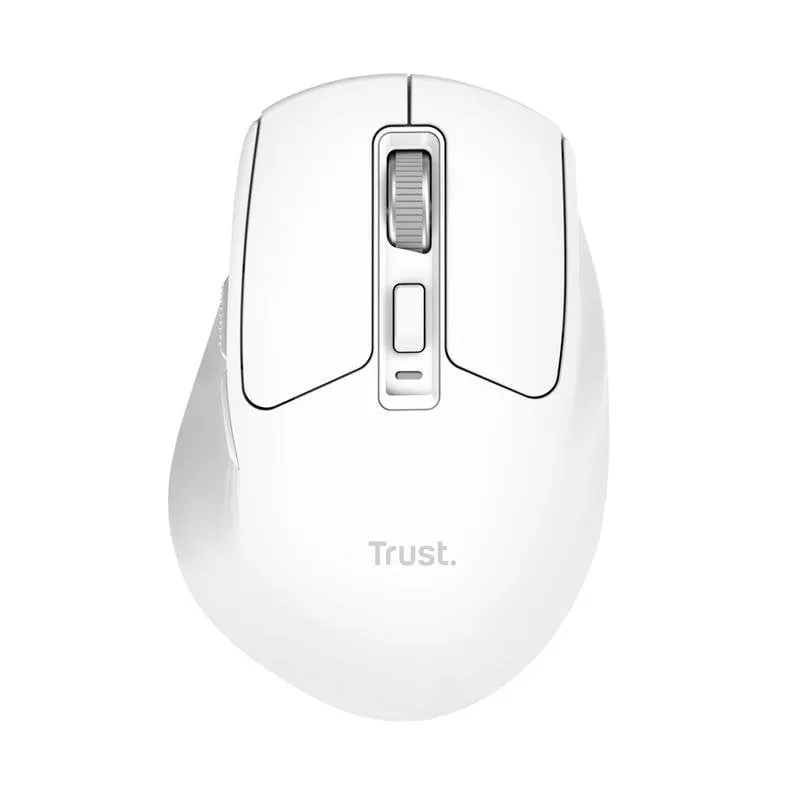 Ratón Trust Niven RF Wireless Bluetooth 3200 DPI Blanco USB-C 26022
