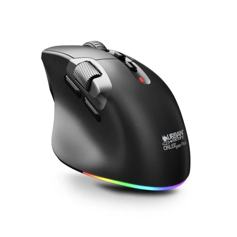 Ratón Urban Factory ONLEE PRO Plus Bluetooth 7200 DPI Negro 10 Botones Iluminación BTM40UF