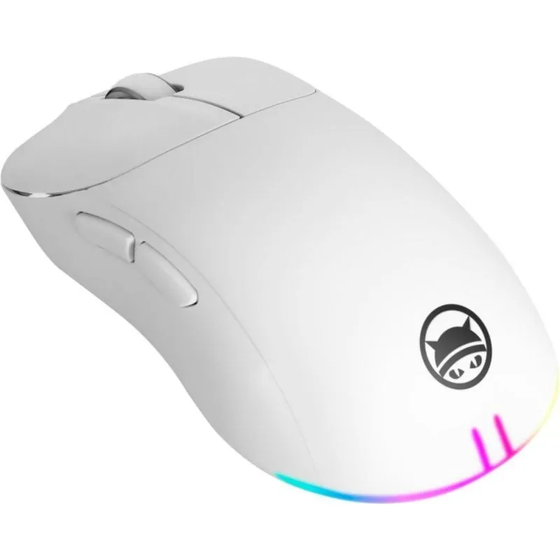 Ratón Gaming GAMIAC PA50 Ultraligero 50g Ergonomía RGB 12400DPI Switches Huano GAMO-PA50W17.21