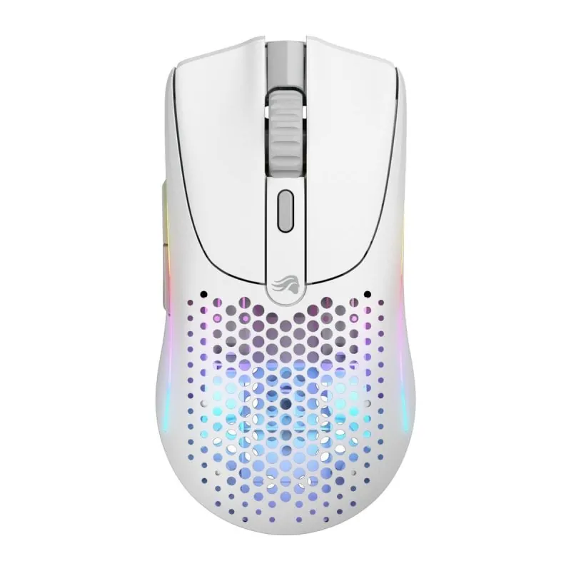 Ratón Glorious inalámbrico 26000 DPI RGB 6 botones Bluetooth USB-C GLO-MS-OMWV2-MW