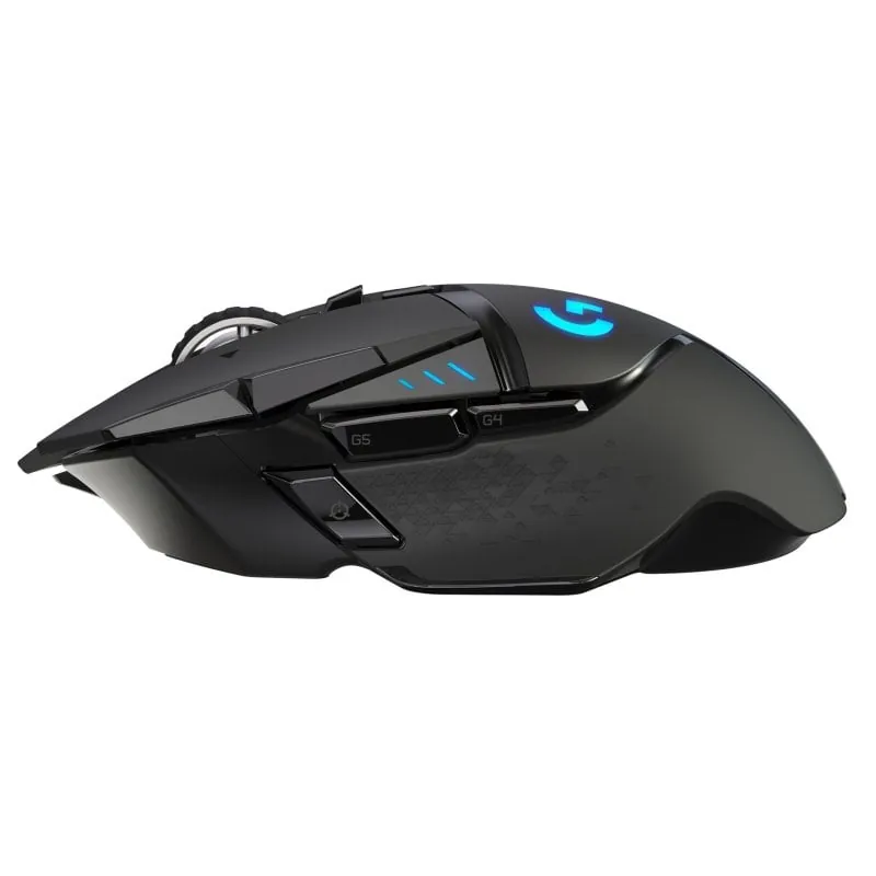 Ratón Logitech inalámbrico 25600 DPI RGB 11 botones programables HERO LIGHTSPEED 910-005567