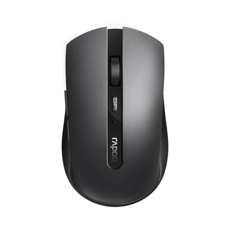 Ratón Rapoo inalámbrico 1600 DPI Bluetooth 2.4 GHz Multi-Mode silencioso ambidiestro 18041