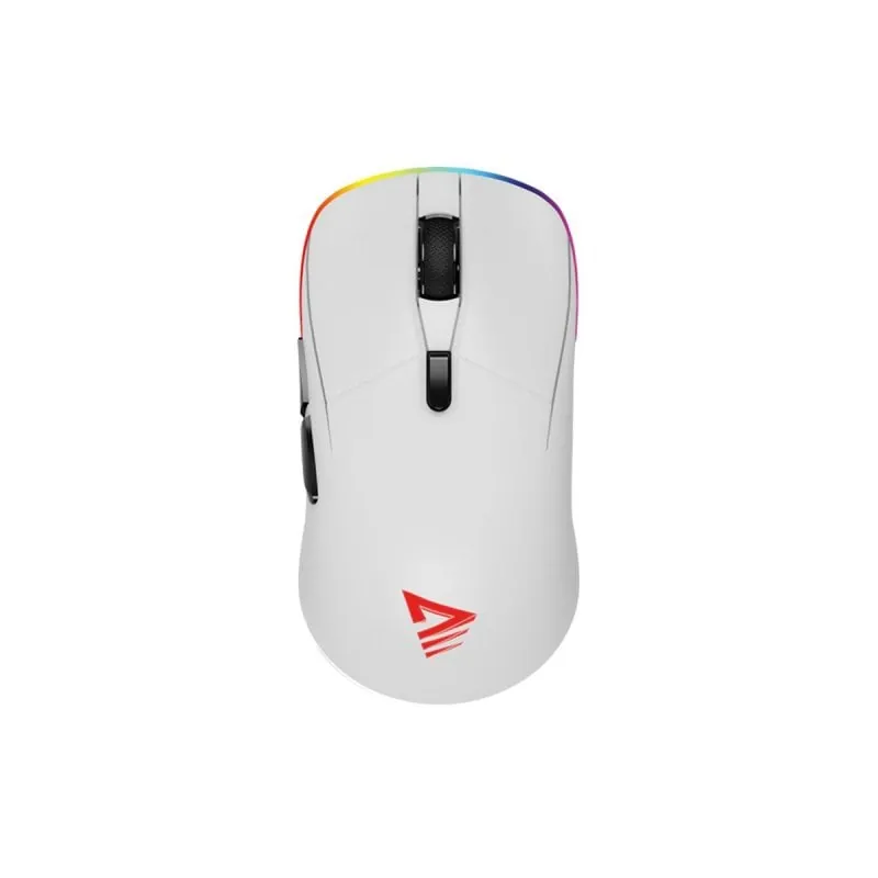 Ratón Savio Rift White Dual Mode Inalámbrico Bluetooth 10000DPI RGB Blanco Ultraligero GM-RIFTWHITE