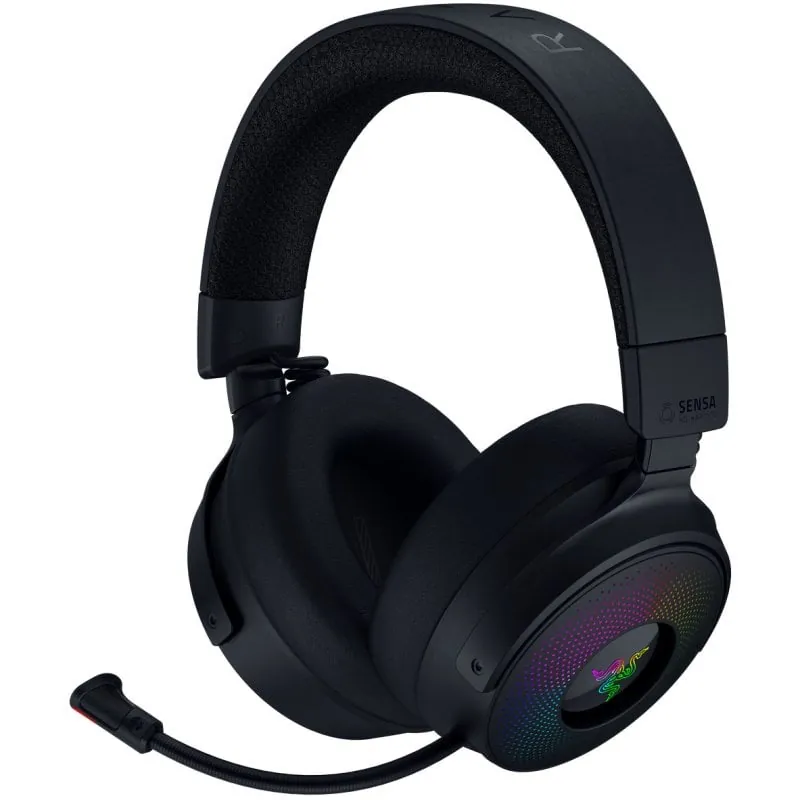 Razer Kraken V4 Pro Auriculares Gaming RGB Inalámbricos Bluetooth y con Cable RZ04-05160100-R3M1