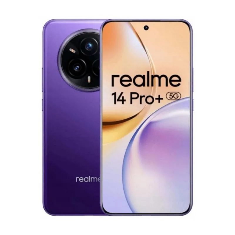 Realme 14 Pro Plus 12GB 512GB 6.83" OLED 5G Dual SIM Batería 6000mAh Carga 80W Android 15 Negro RMX5051