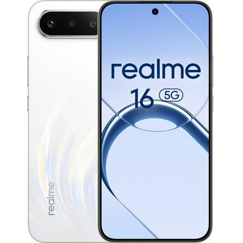 Realme 16 5G 8GB 256GB 6.57" Blanco Incluye cargador 45W 631011008287BDLE