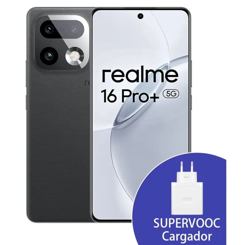 Realme 16 Pro Plus 5G 8GB 256GB 6.78" Gris Incluye cargador 80W realme-6941399093720