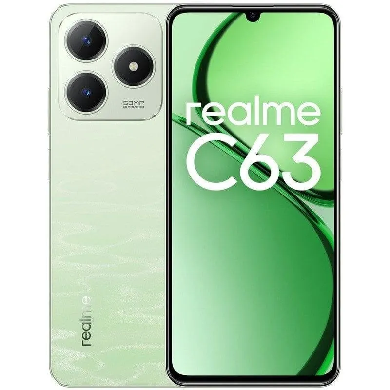 Realme C63 8/256GB 45W Carga Rápida Jade Green Libre 631011003014