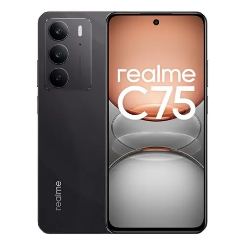 Realme C75 Smartphone 8GB/256GB 6.72" 90Hz IP69 5828mAh 45W Dual SIM Android 14 Negro 631011004520