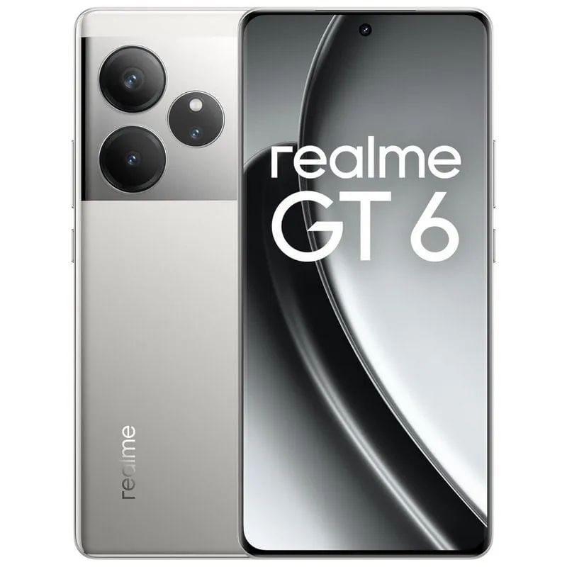 Realme GT 6 16/512GB Fluid Silver Libre 631002001227