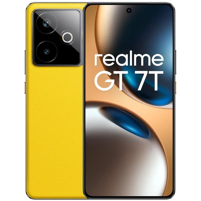 Realme GT 7T 12GB 512GB 5G Dual SIM Carga Rápida 120W Pantalla AMOLED 6.8" 7000mAh Amarillo 631002003751