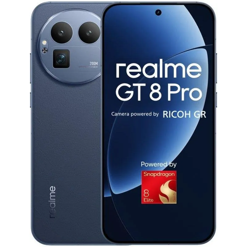 Realme GT 8 Pro 16GB 512GB 6.79" AMOLED QHD+ 144Hz 5G Dual SIM Carga 120W Android 14 Azul 631002004349BDLE