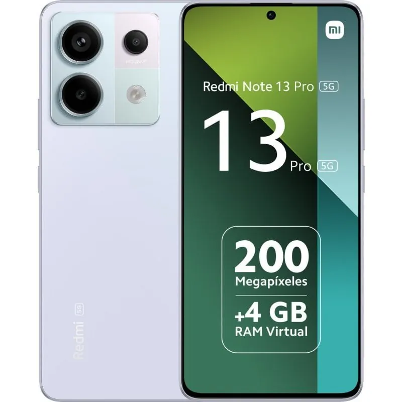 Redmi Note 13 Pro 5G Morado Aurora 12 GB + 512 GB 