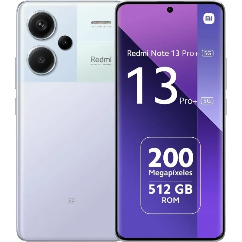 Redmi Note 13 Pro+ 5G Morado Aurora 8 GB + 256 GB 