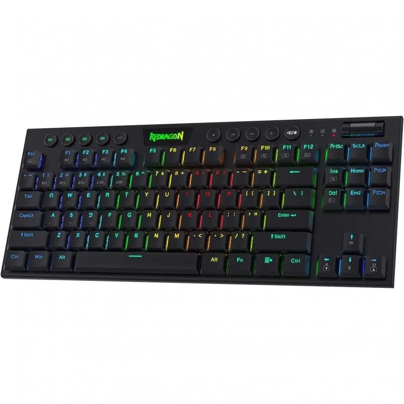 Redragon K621 Horus TKL Teclado Mecánico Inalámbrico Gaming RGB Switch Rojo K621-RGB-SP RD