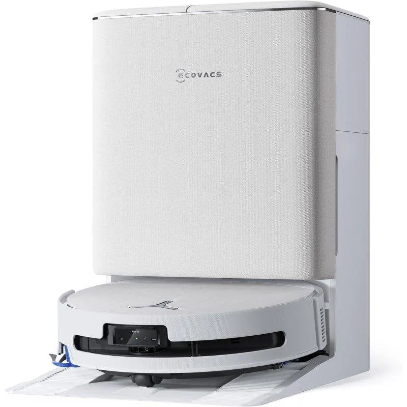 Robot Aspirador y Fregasuelos Ecovacs Deebot T90 Omni con Autovaciado Navegación IA 30.000 Pa Control por Voz 10031650021