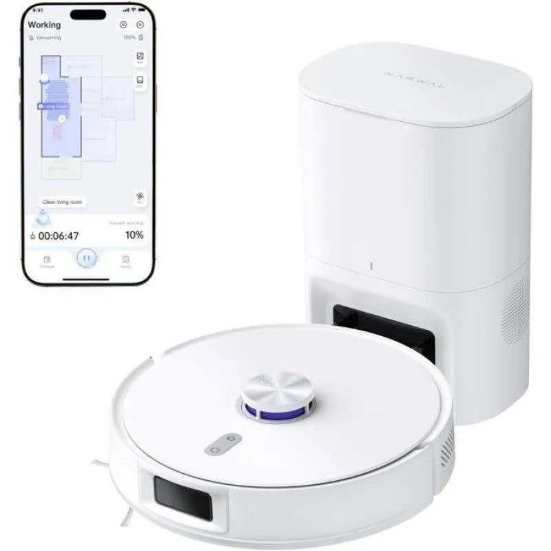Robot Aspirador y Fregasuelos Narwal Freo S con Autovaciado Navegación LiDAR 8.000 Pa Control por Voz CP-ZD-A00198-00-00