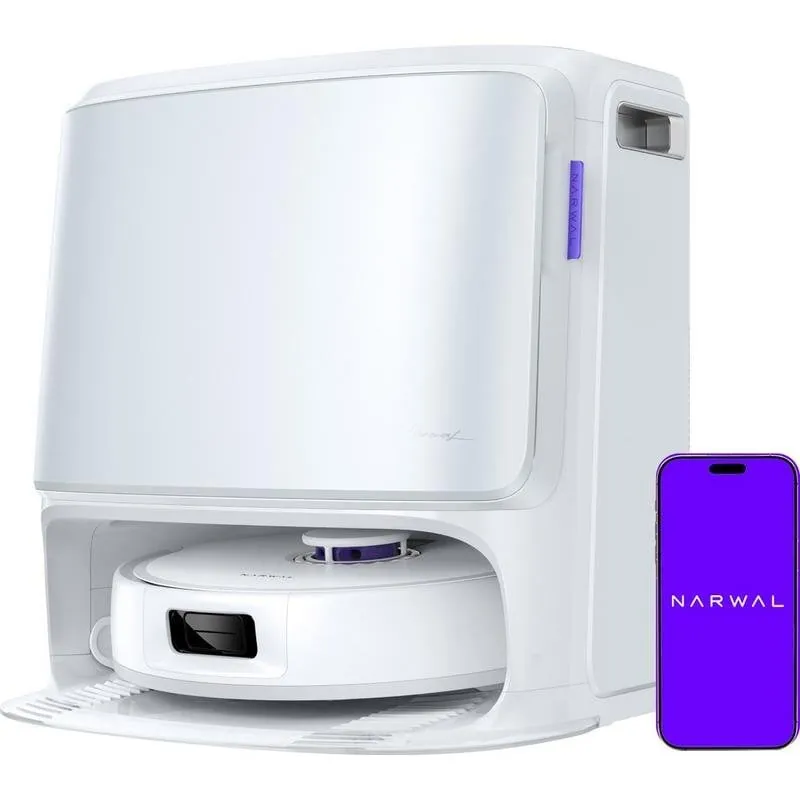 Robot Aspirador y Fregasuelos NARWAL Freo Z10 con Autovaciado Navegación Láser 15.000 Pa IA Control por Voz FREO Z10