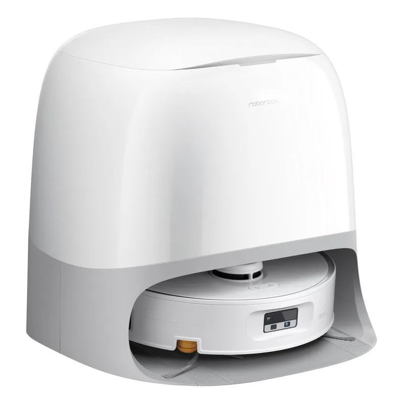 Robot Aspirador y Fregasuelos Roborock Qrevo Curv 2 FlowX con Autovaciado Navegación IA 36.000 Pa Control por Voz QC2FX02-00