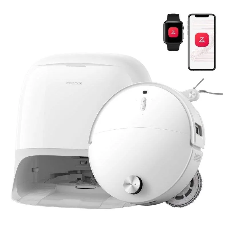 Robot Aspirador y Fregasuelos Roborock Qrevo Curv 2 Pro Navegación AI 25.000 Pa Zero-enredos QC2P02-00