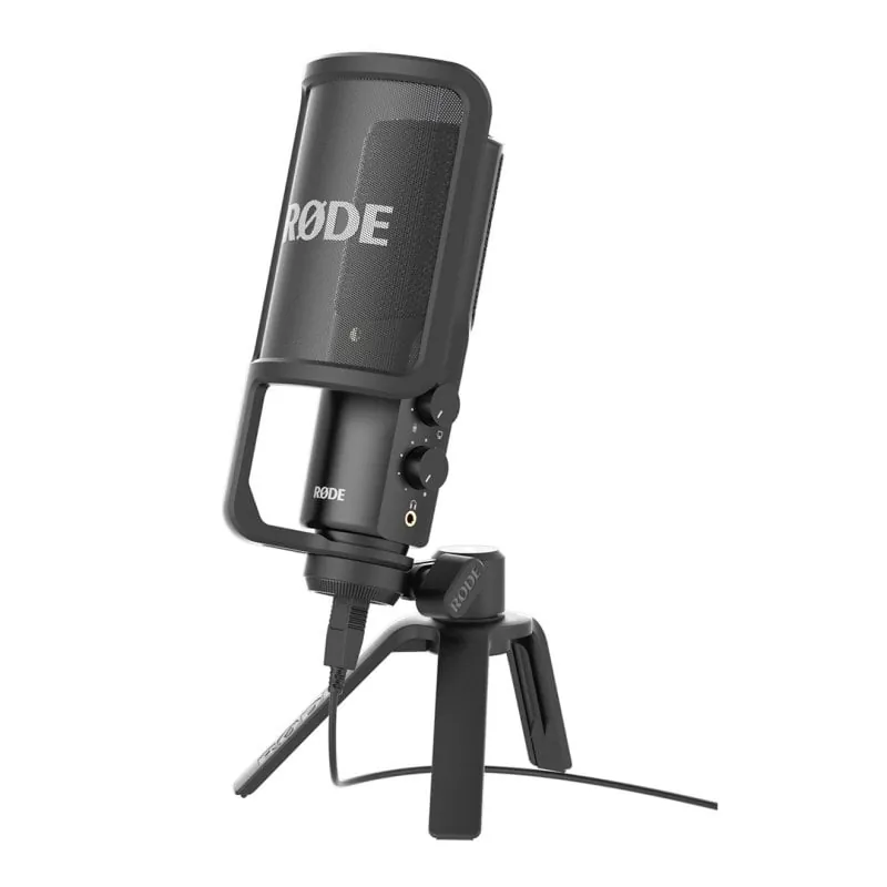 Rode NT-USB+ Micrófono Profesional Cardiode USB-C Negro NT-USB+