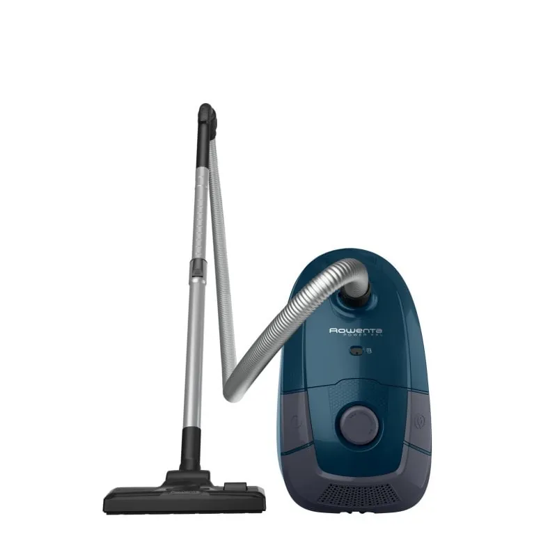 Rowenta RO3126 Power XXL Aspiradora de Suelo con Bolsa 900 W 4.5L Azul Oscuro/Gris RO3126EA