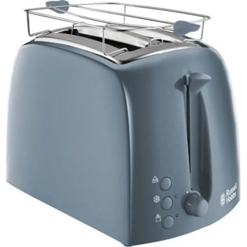 Russell Hobbs Textures Grey 21644-56 Tostadora 2 Rebanadas 850W Gris 21644-56