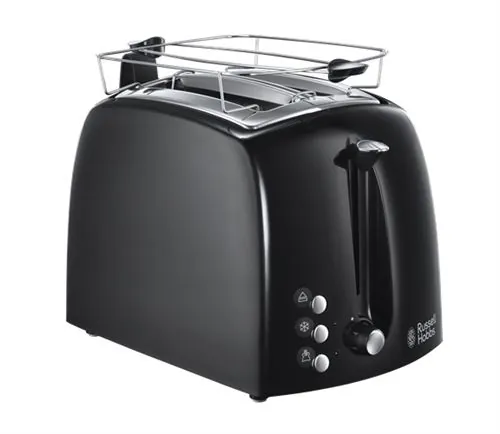 Russell Hobbs Textures Plus Tostadora 2 Ranuras 850W Negra 22601-56