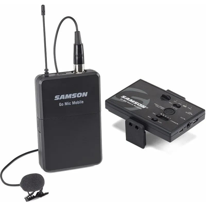 Samson Lavalier Go Mic Mobile Sistema de Microfonía Inalámbrico Negro 54969