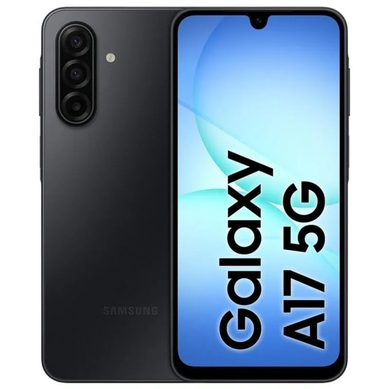 Samsung Galaxy A17 5G 8GB 256GB 6.7" Super AMOLED Móvil con IA Negro Versión Importada EU SM-A176BZKDEUE