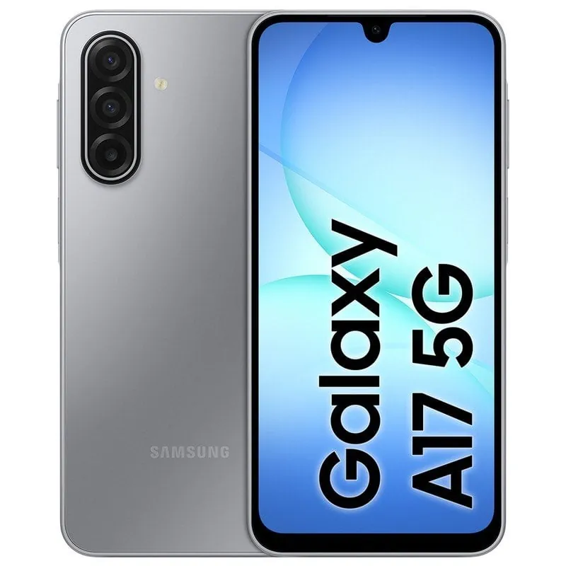 Samsung Galaxy A17 5G 8GB 256GB 6.7" Super AMOLED Móvil con IA y Batería Larga Duración Gris SM-A176BZADEUB