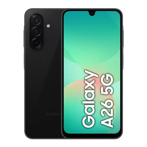 Samsung Galaxy A26 5G 8GB/256GB Smartphone 6.7" Super AMOLED 50MP 5000mAh 25W Android 15 Negro SM-A266BZKCEUB