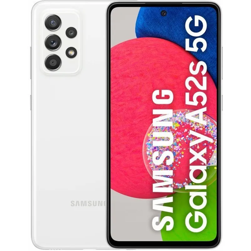 Samsung Galaxy A52s 5G 6/128GB Blanco Libre Versión Importada EU SM-A528BZWDEUE