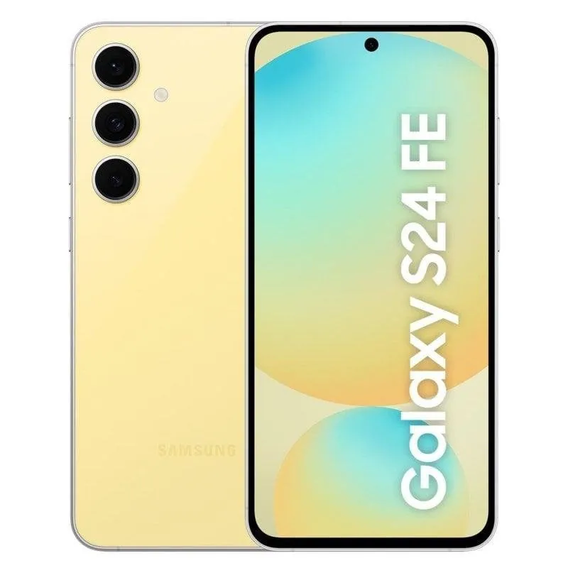 Samsung Galaxy S24 FE 8GB 128GB 6.7" Dynamic AMOLED 2X 5G Dual SIM Cámara 50MP IP68 Android 14 Amarillo SM-S721BZYDEUE