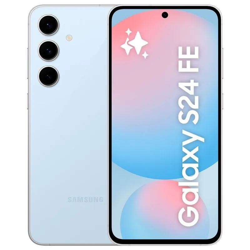 Samsung Galaxy S24 FE Smartphone con IA 256GB Batería 4.700mAh Azul Claro Versión Importada EU SM-S721BLBGEUE